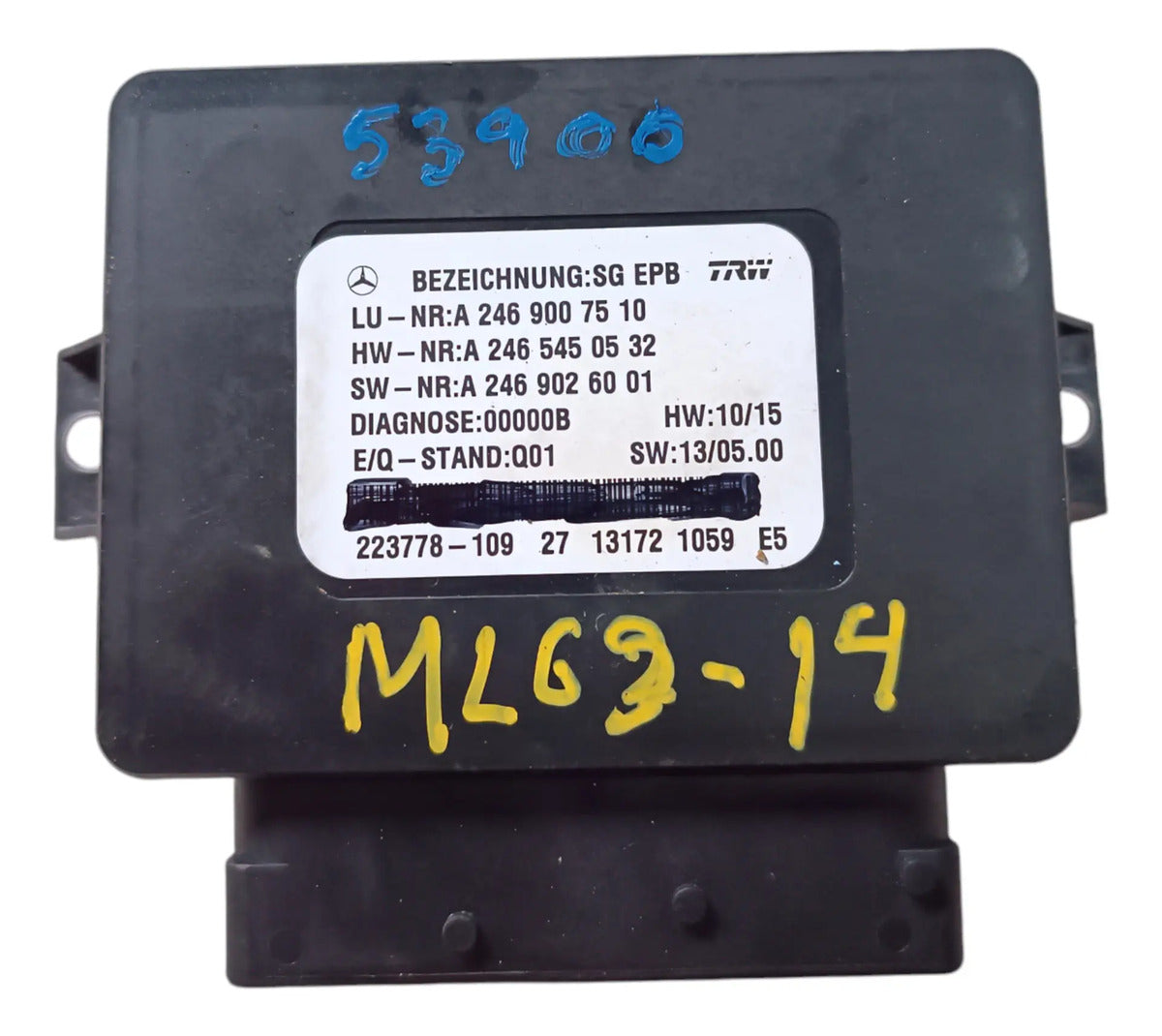 Modulo Control  De Parking Mercedes Benzclase Ml 2014