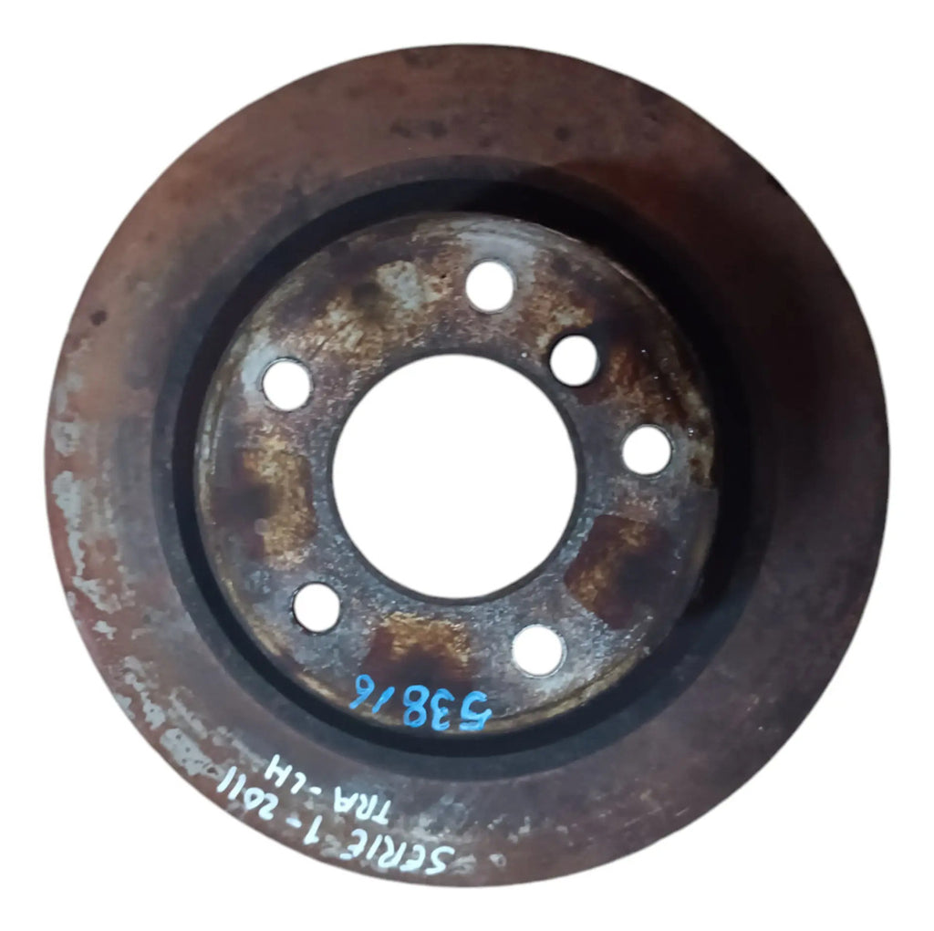 Disco De Freno Trasero  Bmw Serie 1 2012 Izquierdo