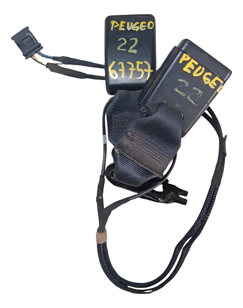 Cinturon De Seguridad Trasero Central Hembra Peugeot 2008 22