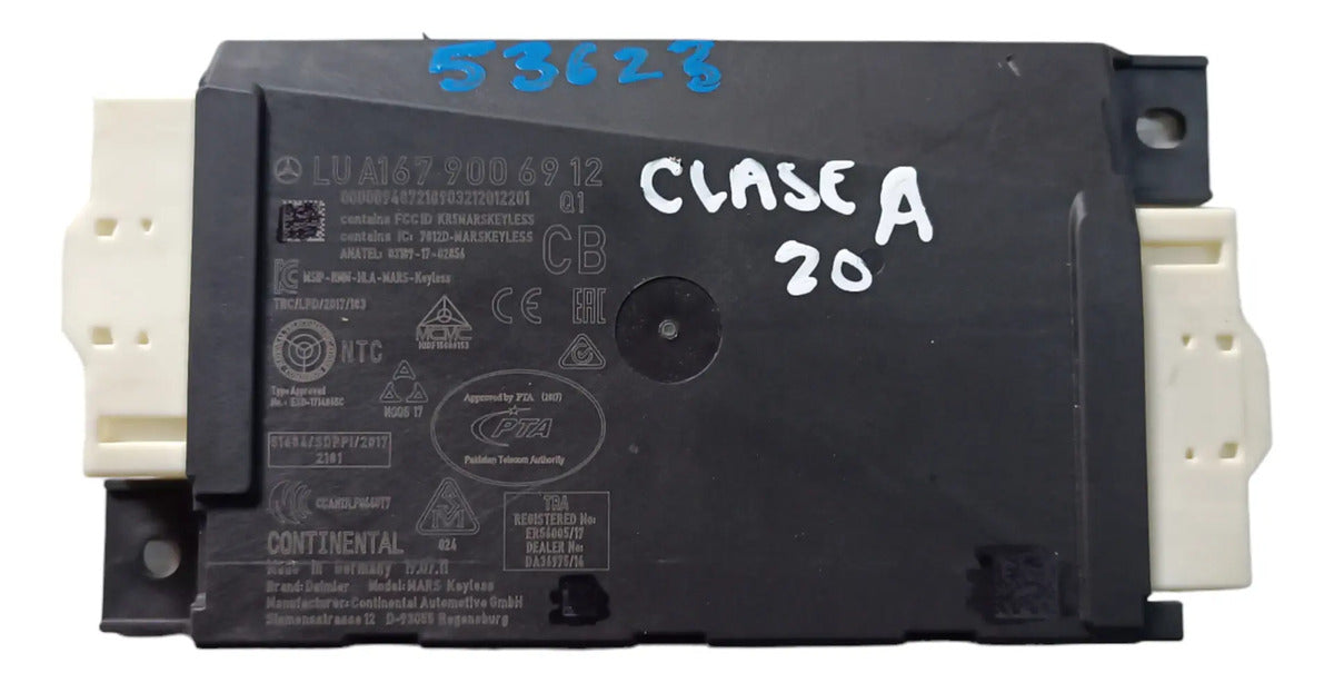 Modulo De Entrada Sin Llave Mercedes Benzclase A 20  53623c