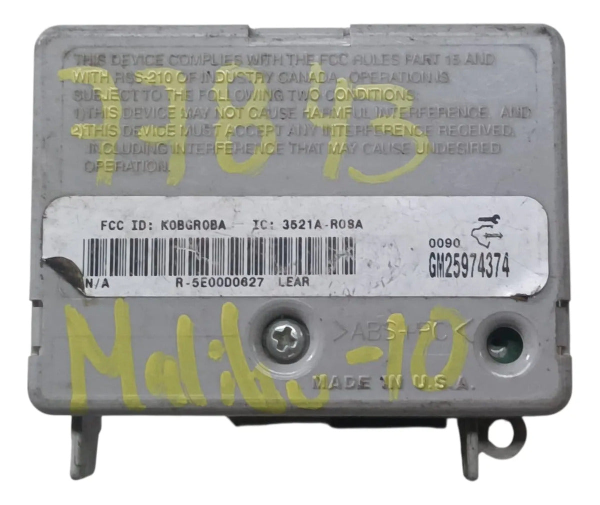 Antena De Llave Chevrolet Malibu 2010