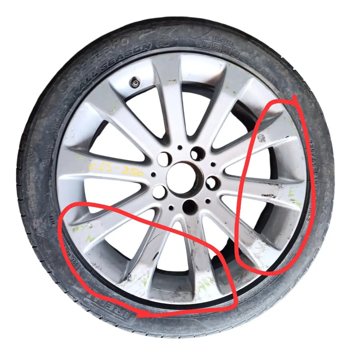 Rin De Aluminio (sin Llanta) Mercedes Benz Clase Cls 2010