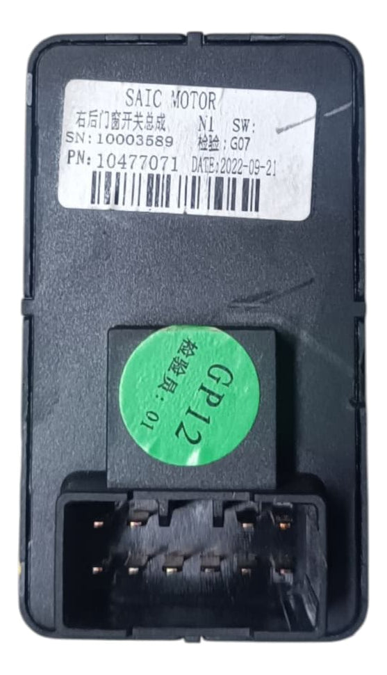 Switch De Vidrios Traseros Mg 5 2023