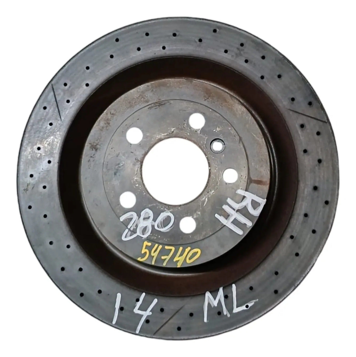 Disco De Freno Trasero Mercedes Benzclase Ml 2014 Derecho