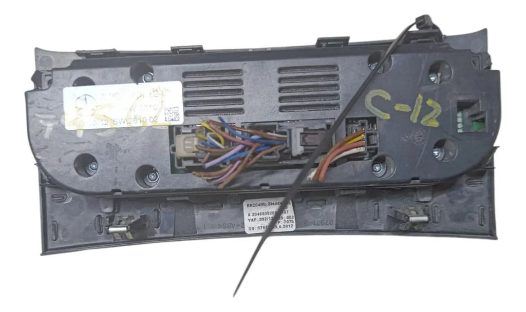 Control De A/c Mercedes Benz Clase C 2012