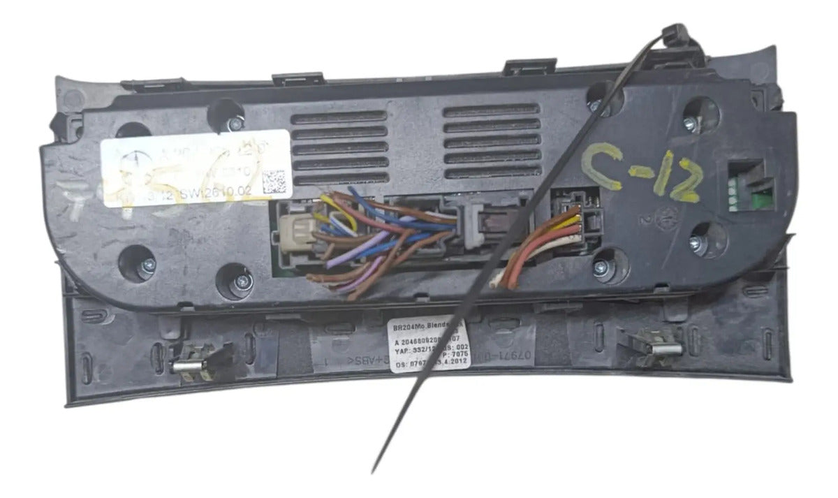 Control De A/c Mercedes Benz Clase C 2012