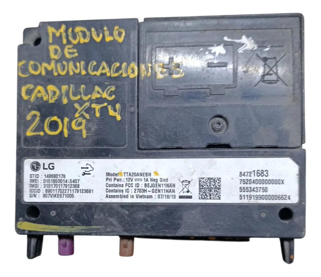 Modulo De Comunicacion Cadillac Xt4 2019