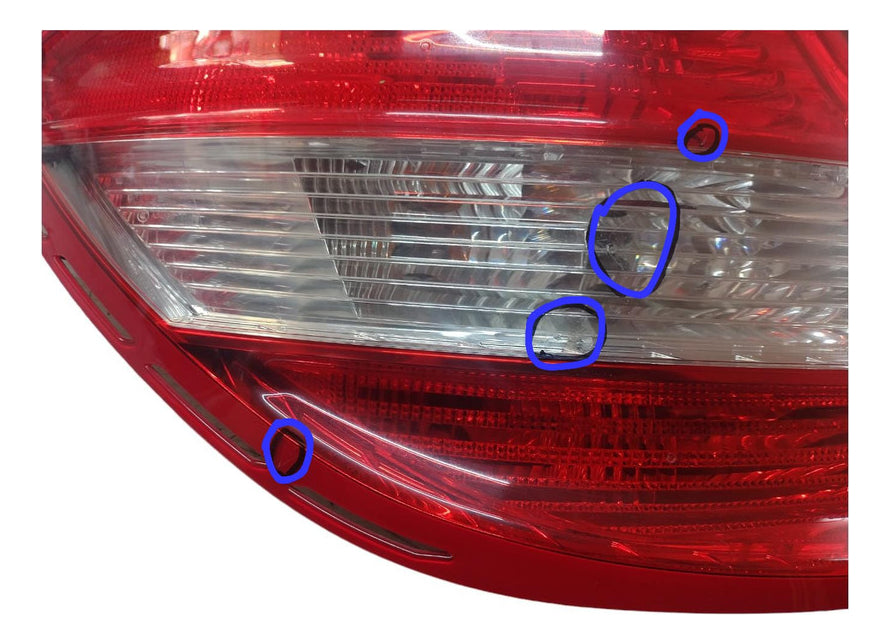 Calavera Mercedes Benz-clase C 2011 Izquierdo