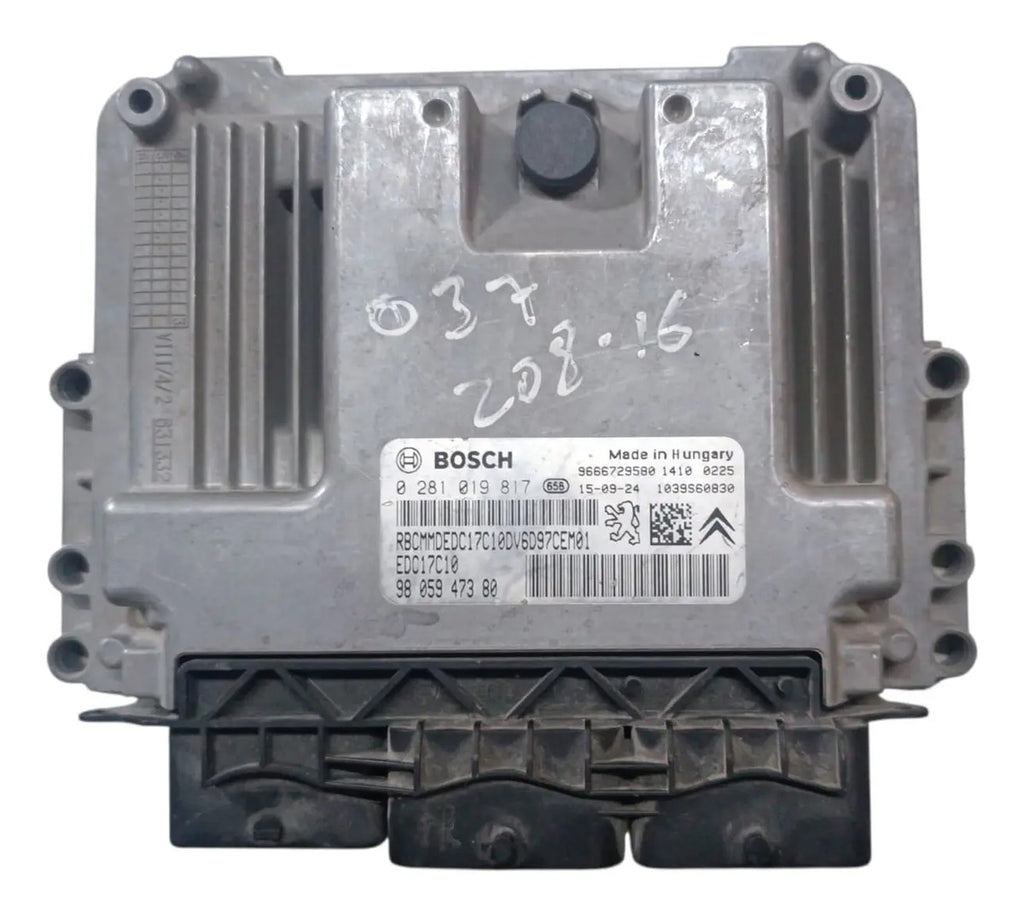 Computadora De Motor Peugeot 208 2013 76017 B